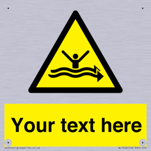 Custom Warning strong currents